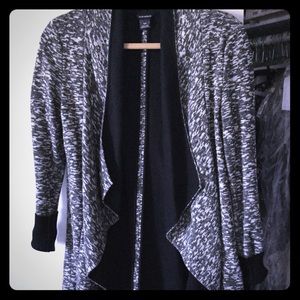 Club Monaco drape front sweater / blazer